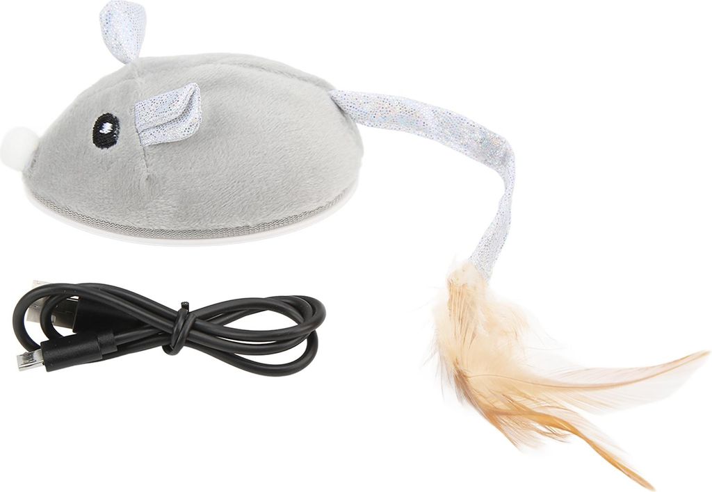 Cat Mouse Toy Toy USB Lading Lading Ladelicy Safe Interactive Kätzchen Automatische Bewegungsmäuse für Innenräume