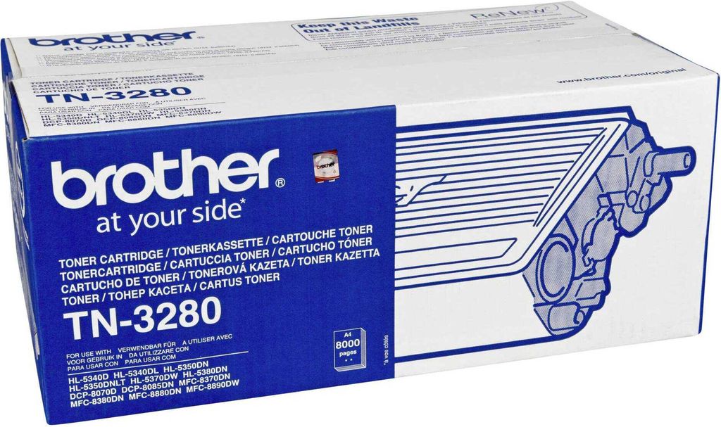Brother Toner TN-3280 - Schwarz - Kapazitt: 8.000 Seiten Obrázok produktu 