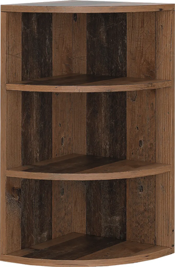 Étagère murale d'angle Vicco Ecki Bois Vieilli pour Rangement Salon