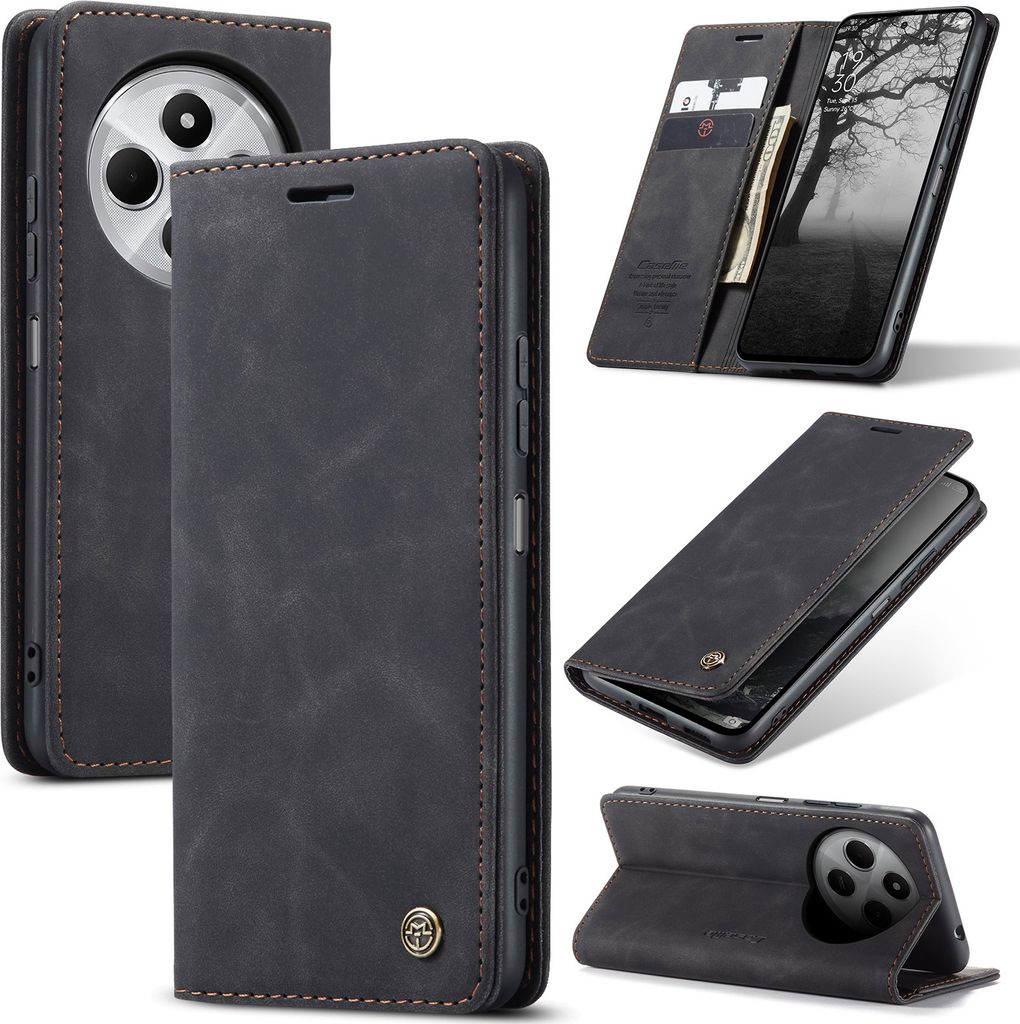 Etui pour Xiaomi Redmi 14C, étui rétro en Image du produit 