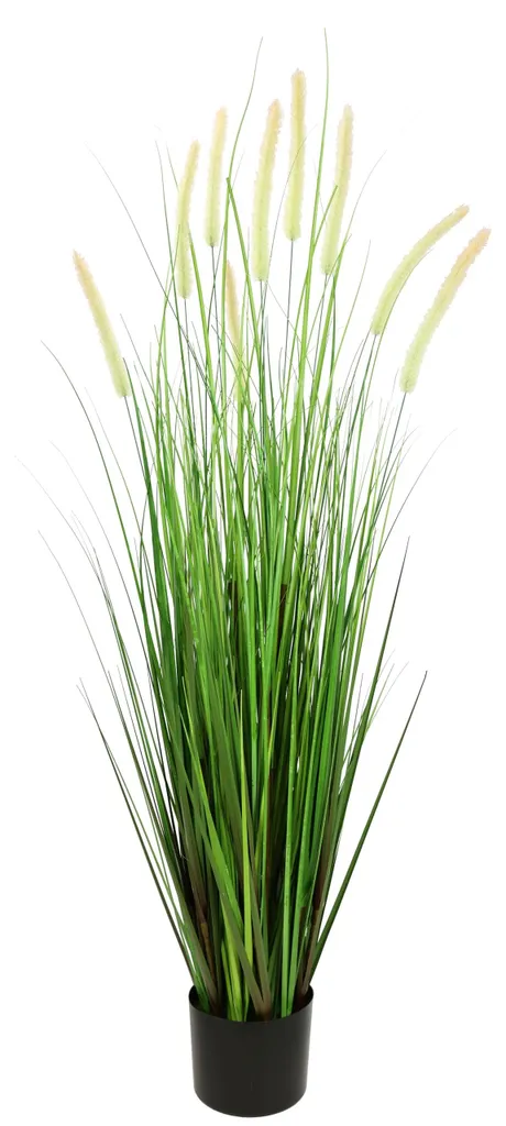Décoration bureau : herbe synthétique en pot sans aucun entretien