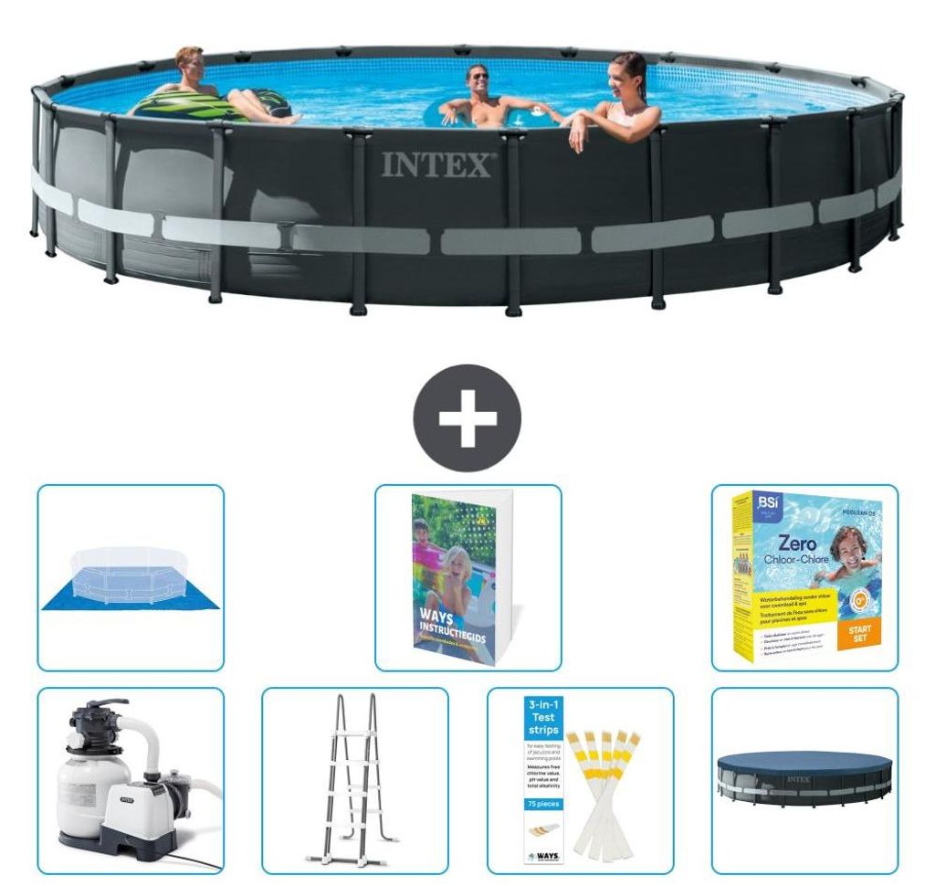 Ultra XTR Pool Rund - 610x122 cm - 8-teilig S546