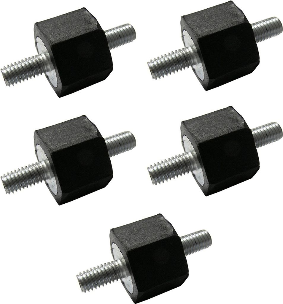 5x Halter Gummilager Silentgummi Silentblock Schwingungsdämpfer Gummi Puffer