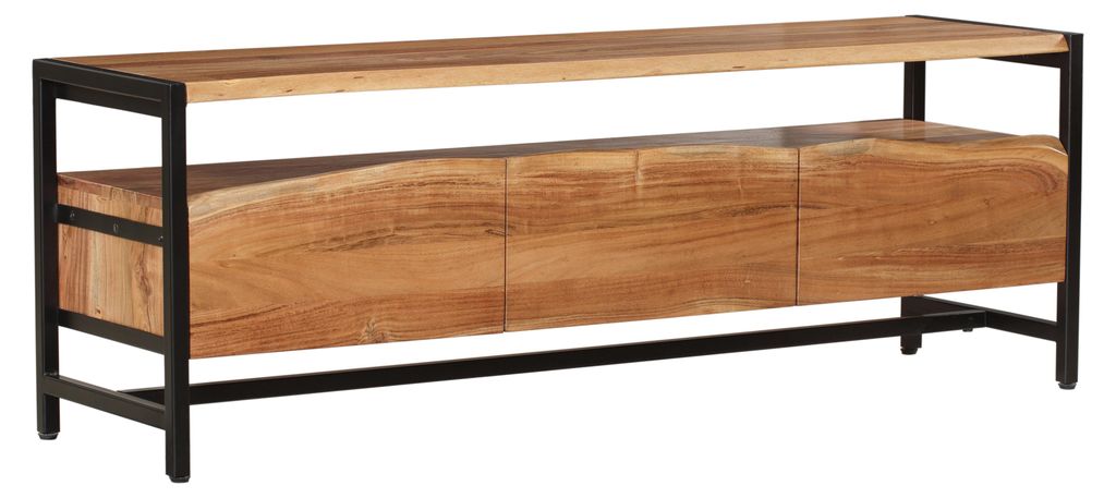 TV-Schrank BJORN - Akazie Natur 51x43x145cm | Fernsehtisch TV Lowboard für Fernseher