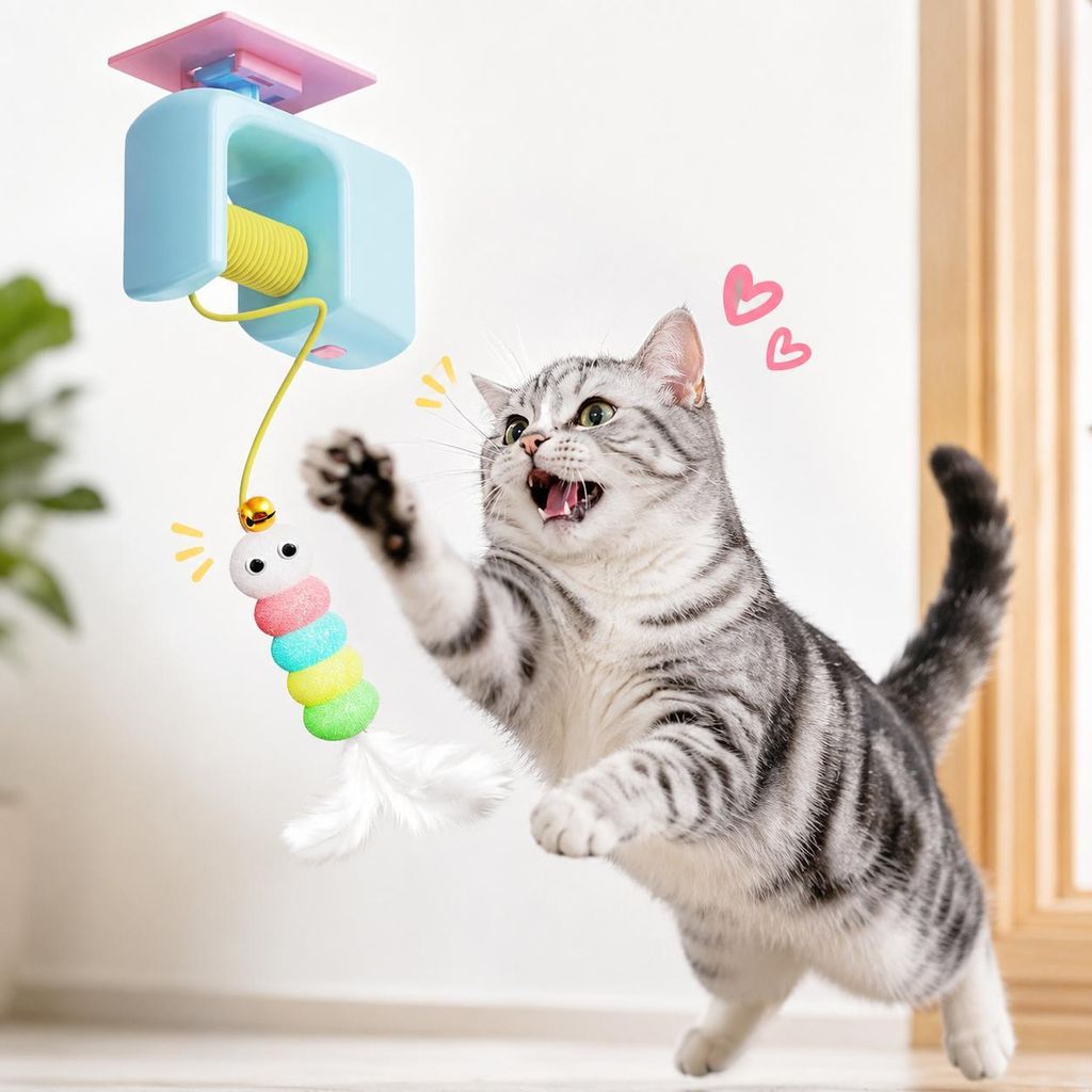 OKWISH Katzenspielzeuge, Elektronisches Katzen-Spielzeug Produktbild 