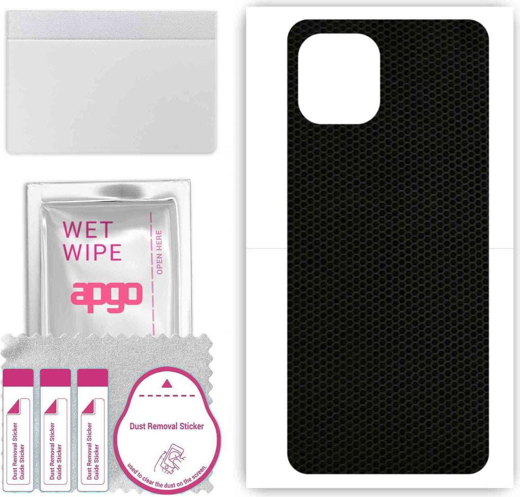 apgo Rückseite Schutzfolie, Skin, kompatibel mit Motorola Edge 20 Fusion, Hinten Displayschutzfolie aus Vinylfolie, kratzfest, einfache Montage - ...