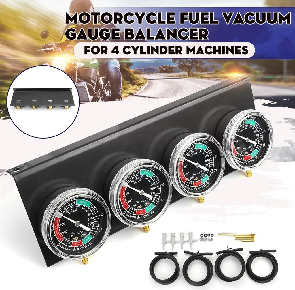 Kit synchronisation carburateur manomètre dépression réglage 4 cylindres