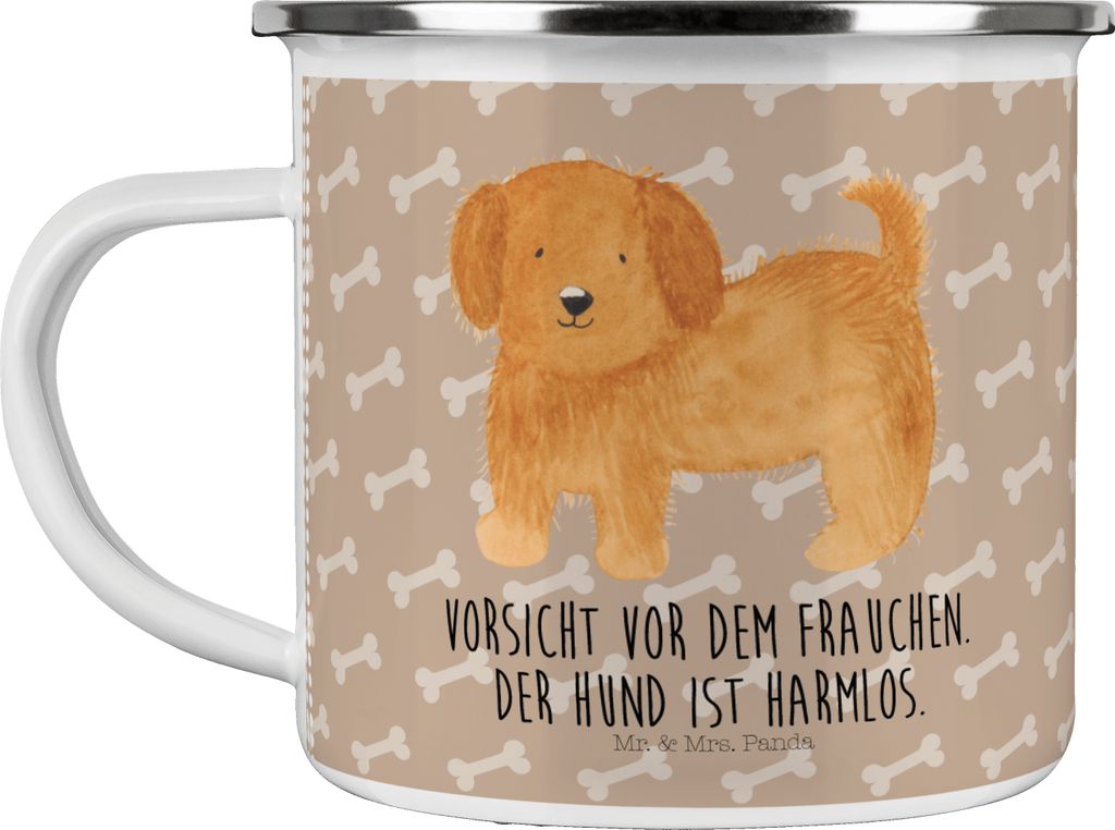 Mr. & Mrs. Panda Pott Hund Flauschig - Hundeglück - Geschenk, Teetasse, Hundespruch, blechbecher, Witzig, Campingtasse, Sprüche, Kaffeepott, Hund...