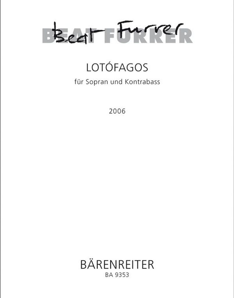 lotófagos I für Sopran und Kontrabass