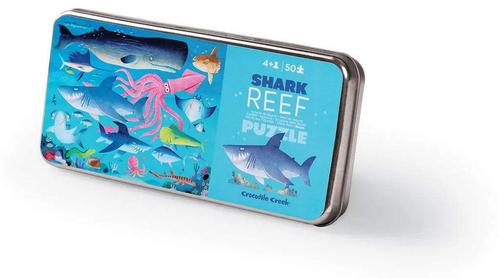 Puzzle Crocodile Creek Shark Reef de 50 pièces pour enfant curieux