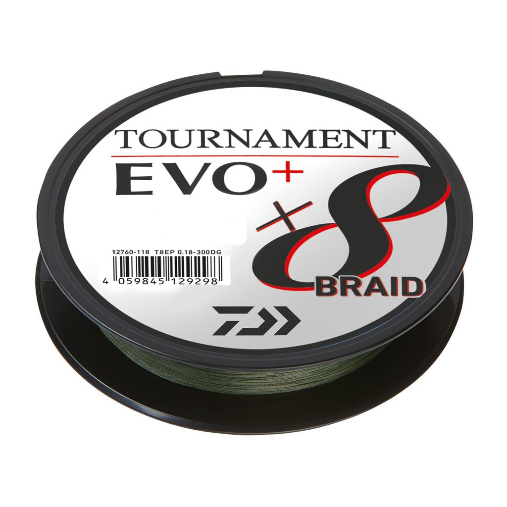 Daiwa Tournament X8 Braid EVO+ 270m lenza intrecciata verde Immagine del prodotto 
