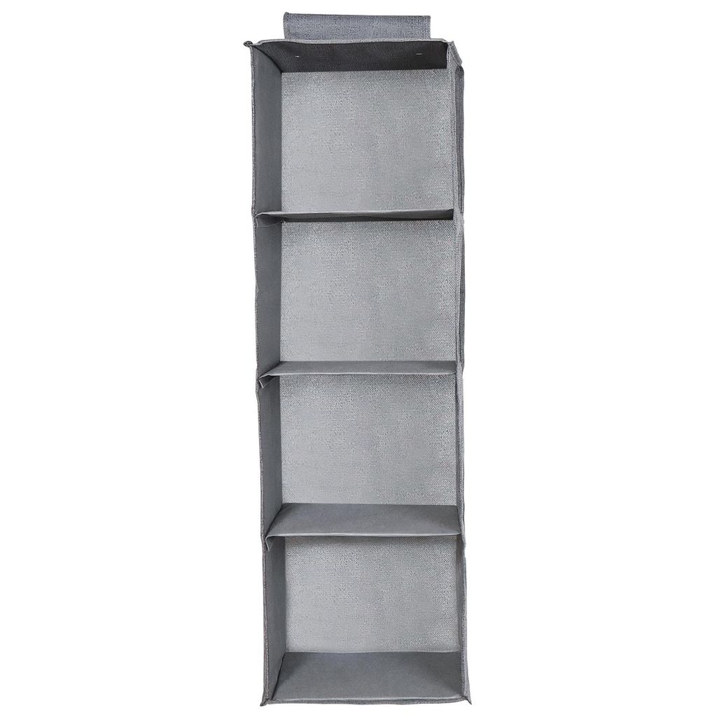 Scaffale pensile Organizzatore per armadi con 4 scomparti Immagine del prodotto 