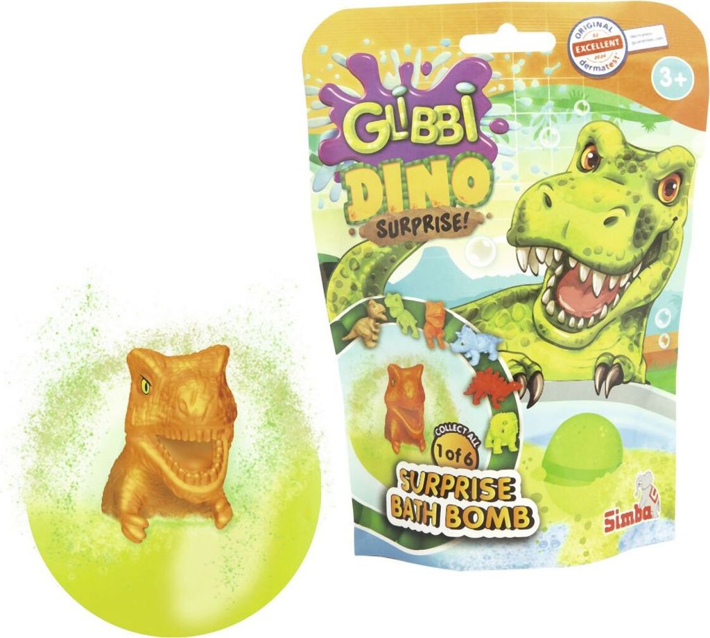 Glibbi Dino Wasserbombe mit Überraschung, 6 Typen