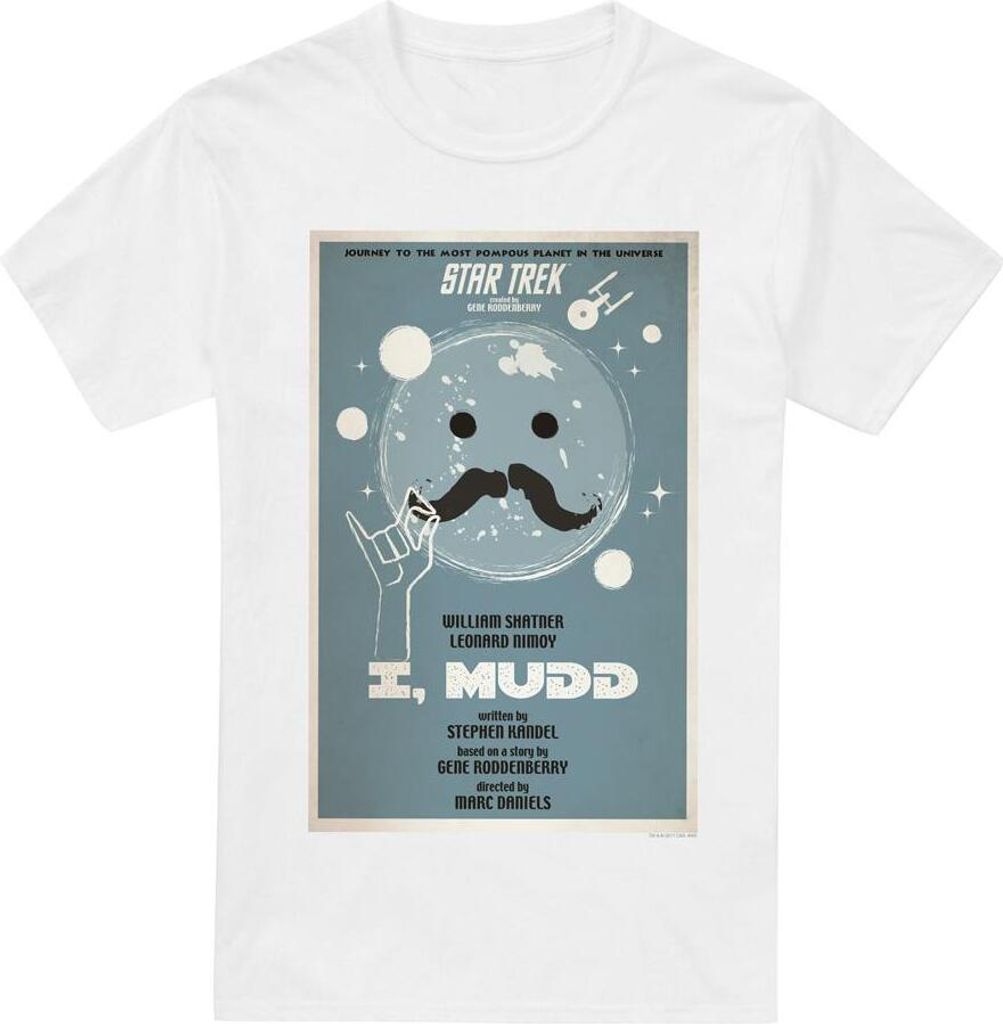 Star Trek - "The Original Series Episode 37" T-Shirt für Herren TV13866 (S) (Weiß)