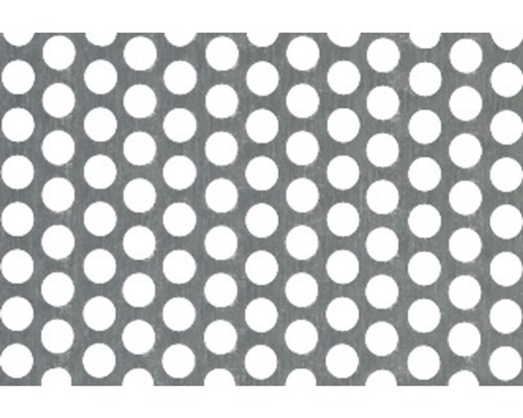 ALU - děrovaný plech 600x1000x0,8 mm Obrázek produktu 