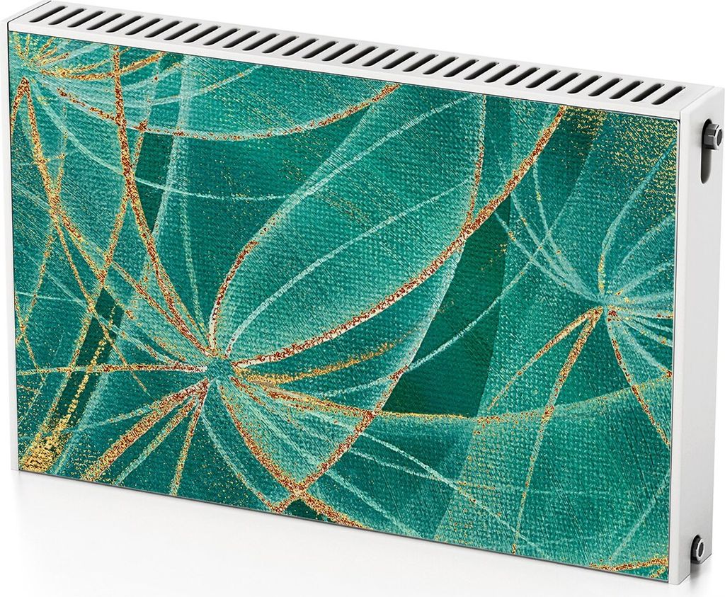 Abstrakter Schatten – Magnetische Heizkörperabdeckung – 90x60 cm – Magnet Heizkörperabdeckung – 3D Würfel – Heizkörperverkleidung –...