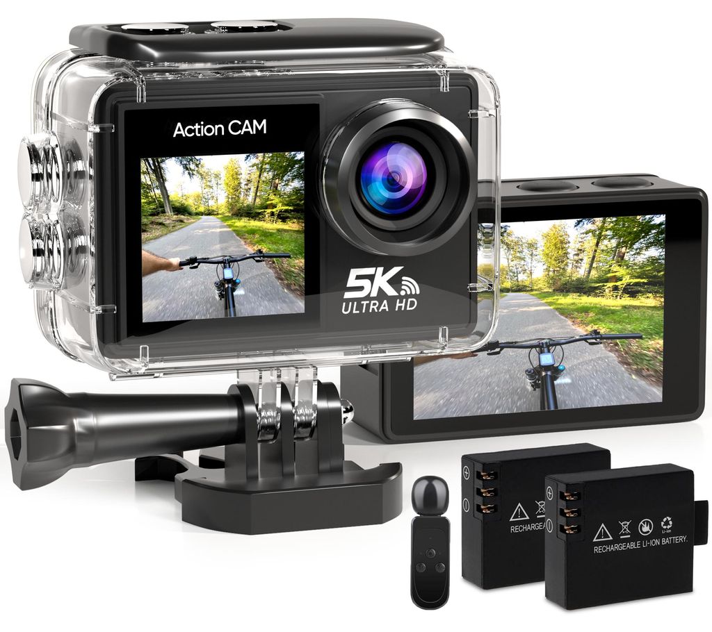 Strex Action Camera 5K 50MP - 60FPS / 30M Waterdicht / WiFi Productafbeelding 