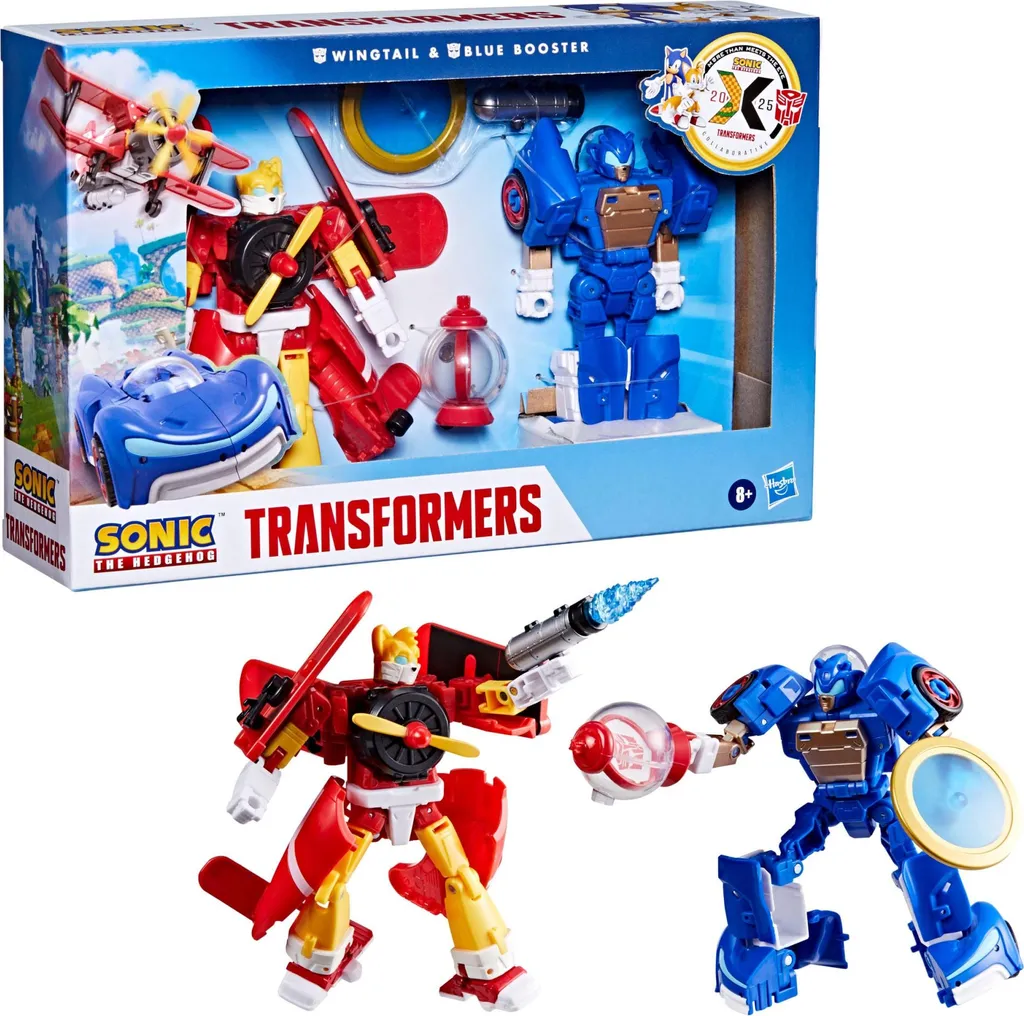 Pack de Figurines Articulées Sonic x Transformers Wingtail 13 cm Duo - 4