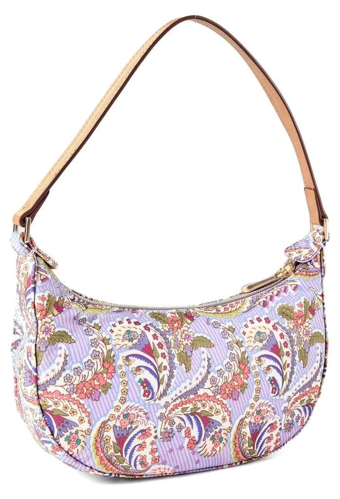 Petit sac porté épaule lilas imprimé Oilily Hemlata Shoulder Bag chic - 6