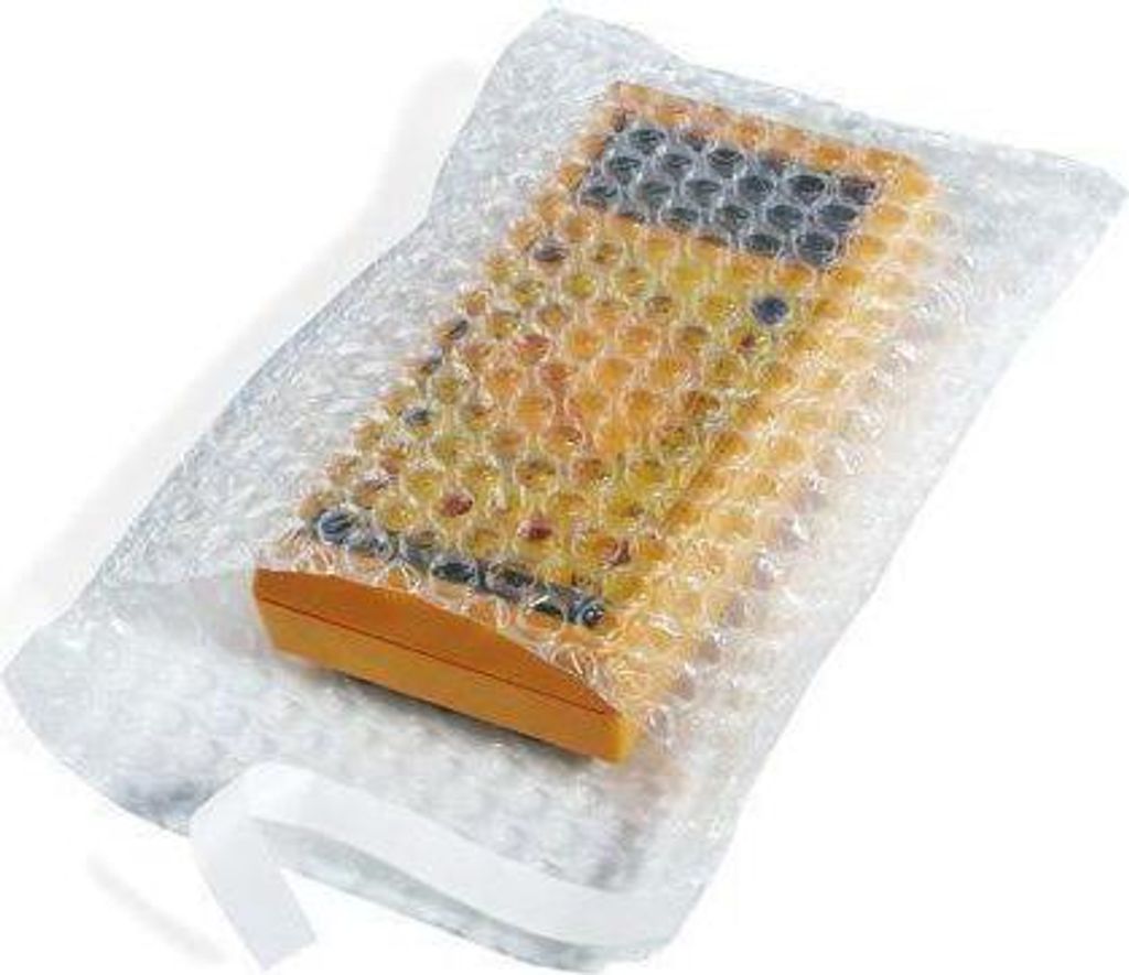 Luftpolsterbeutel Maße 100x150+50mm S.70μ Transparent SK-Verschluss TRANSPAK