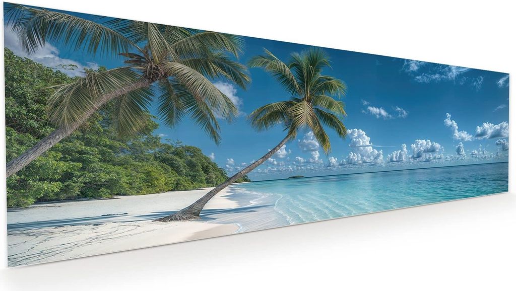 Glasbild 120x40cm in XXL für Wohnzimmer, Schlafzimmer Motiv Produktbild 