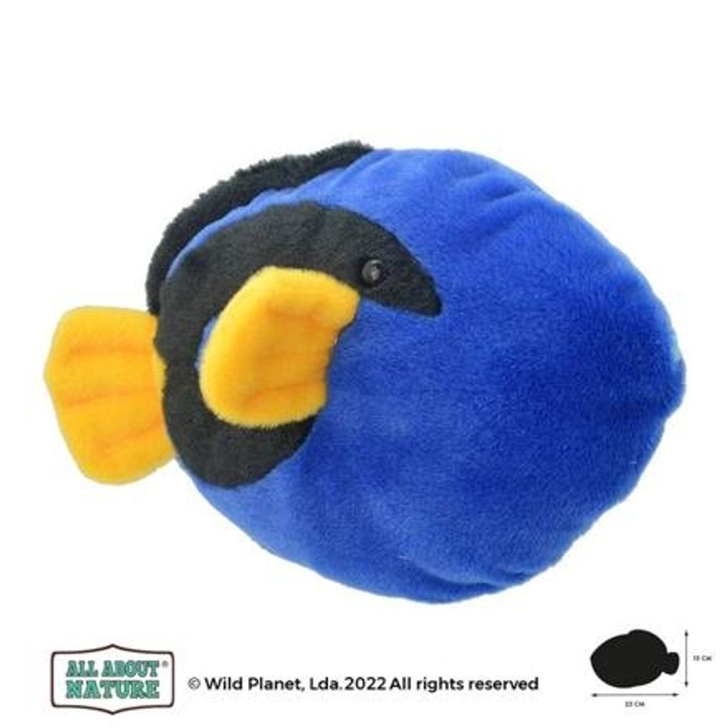 Wild Planet - Blauer Fisch bodlok Plüsch