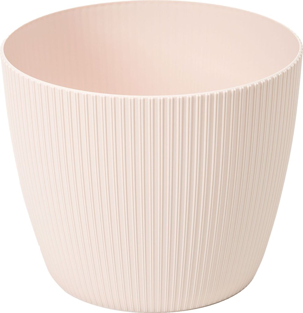 Blumentopf aus Kunststoff hellbeige 11 cm Magnolia Jumper