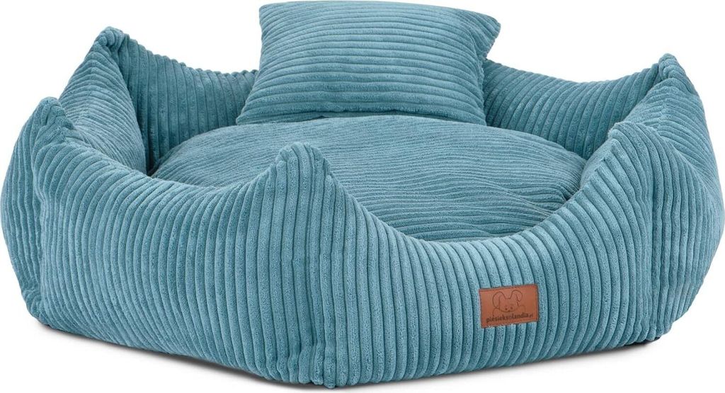 Die Villa 75x38x20 cm, Hundebett mit Rand, Haustierbett, Produktbild 