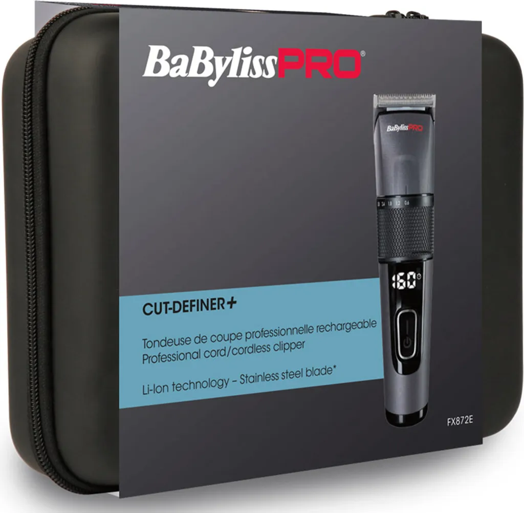Tagliacapelli Professionale Babyliss FX872 Batteria Litio 160 Minuti - 12