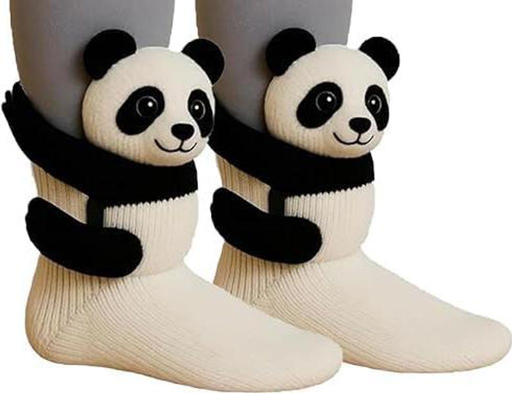ASKSA 3D pletené ponožky se zvířaty Zvířecí ponožky Zimní Obrázek produktu 