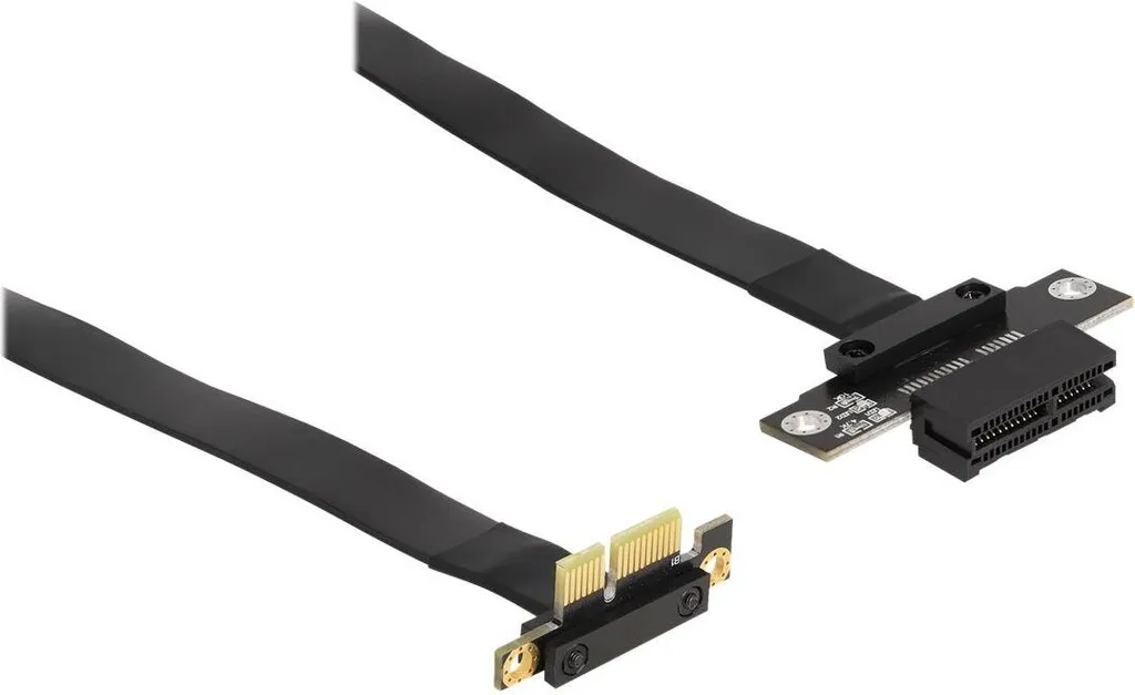 DELOCK Riser Karte PCI Express x1 St. zu 1 Slot Kab.60 cm