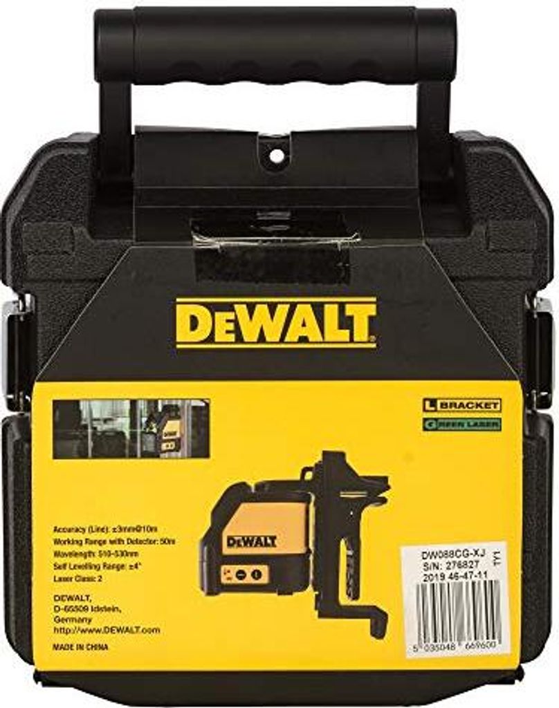 DeWalt DW088CG Kreuzlinienlaser grün Produktbild 41