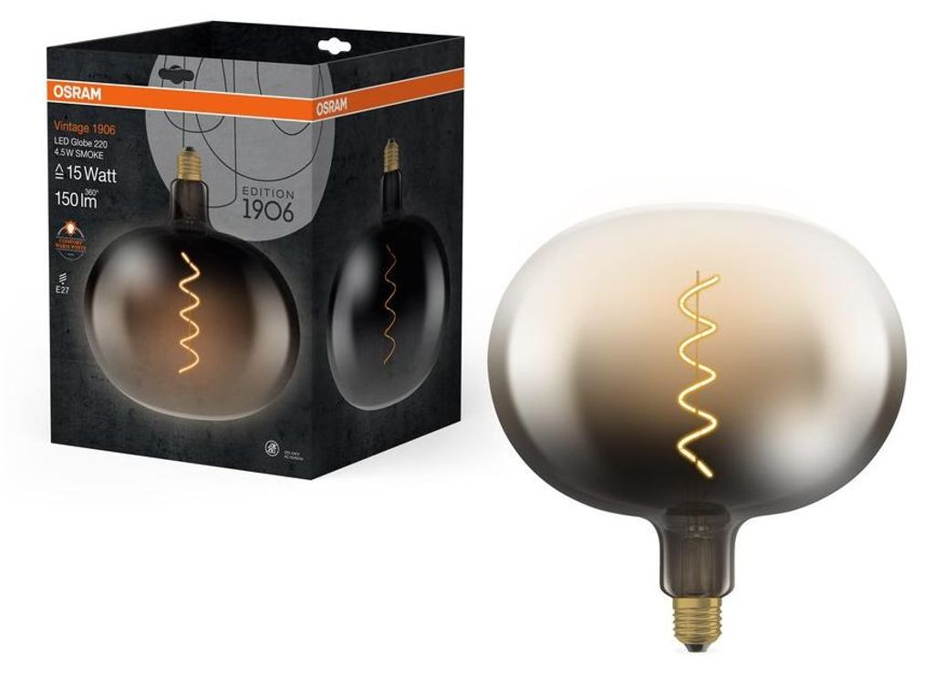 Ampoule led décorative, ballon E27, 150lm , blanc chaud, Image du produit 
