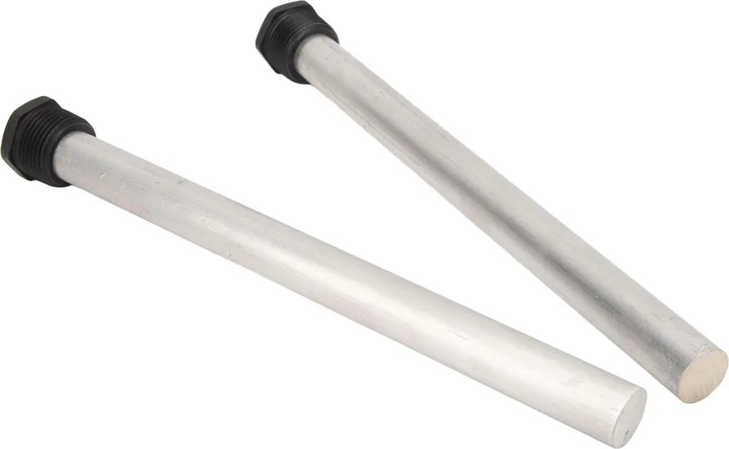 Kit Sicurezza Boiler Camper: 2 Aste Anodo Magnesio 19x235mm Mor-Flo