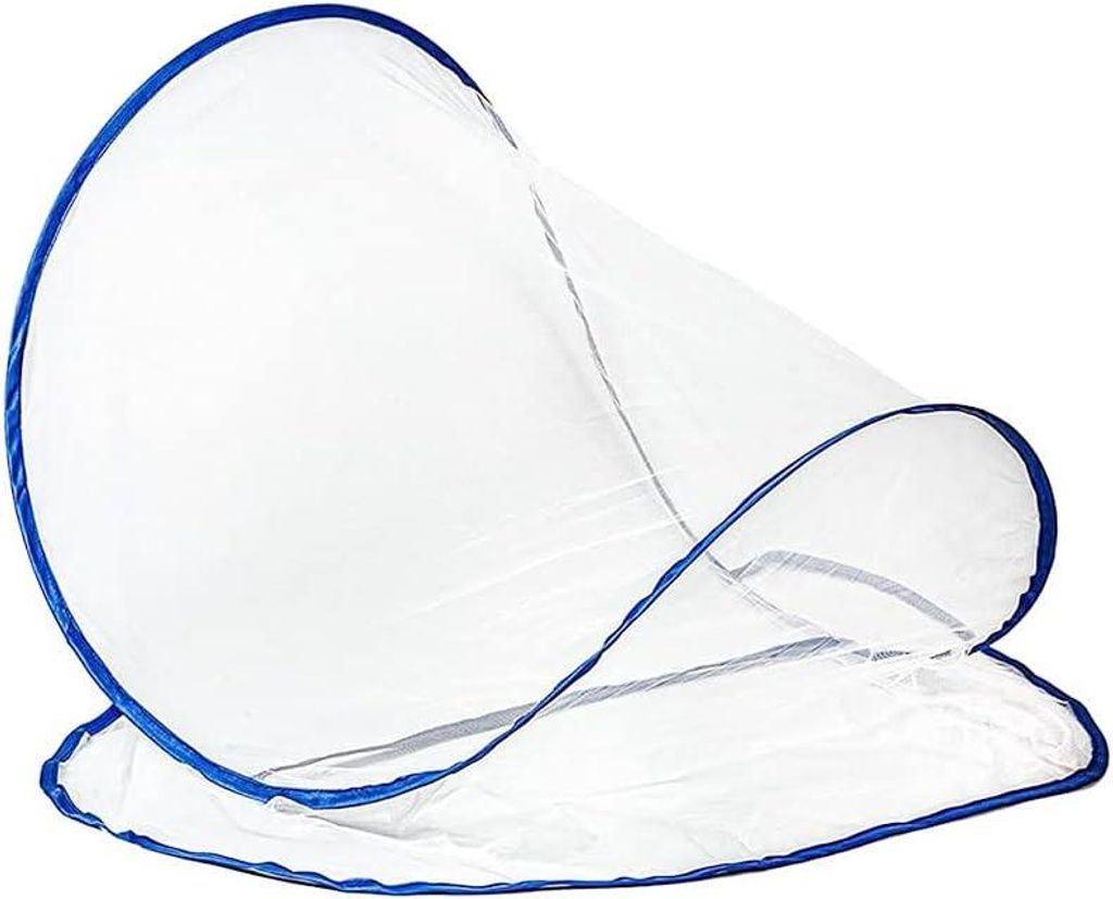 Opvouwbare Draagbare Klamboetent Muggenhoofdnet voor Beddengoed Camping Reispatio (L)