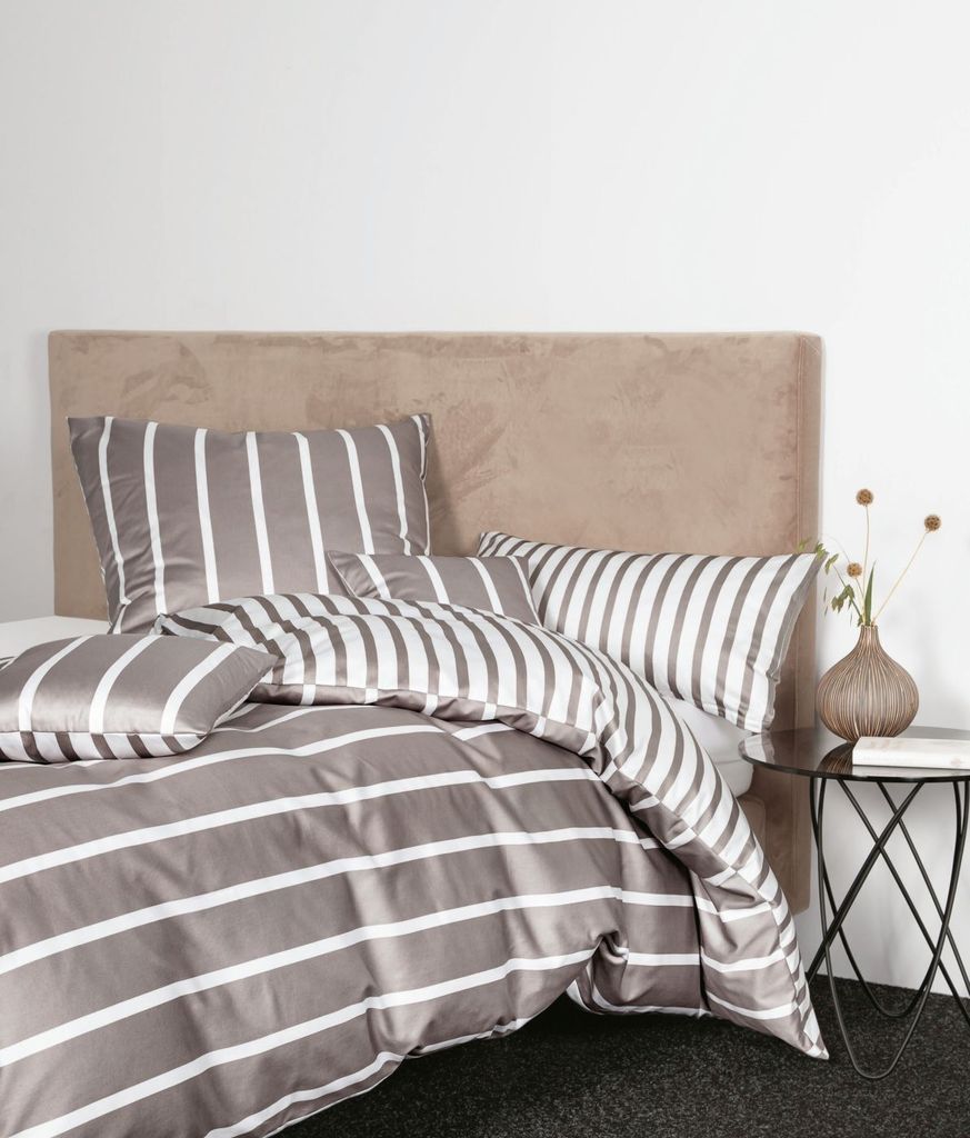 Janine Mako-Satin Kissenhülle 40 x 40 1 teilig modernclassic 39028-57-600 platin