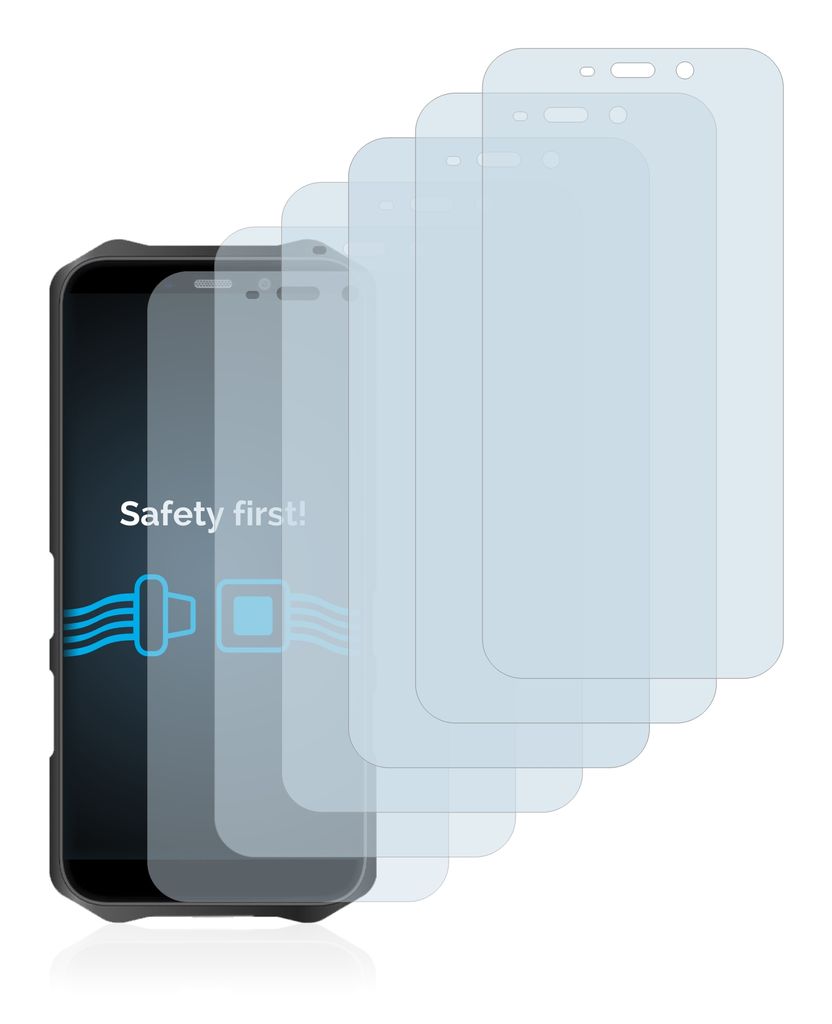 Savvies Displayschutzfolien Für Oukitel WP6, 6 Stück – Ultra-transparent, Kratzfest, Made In Germany