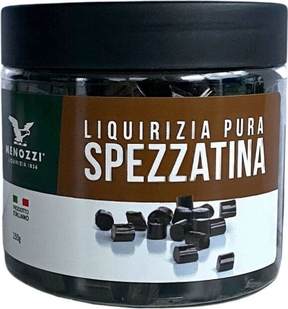 Spezzatina, Schwarze Stücke aus reinem Italienischen Produktbild 