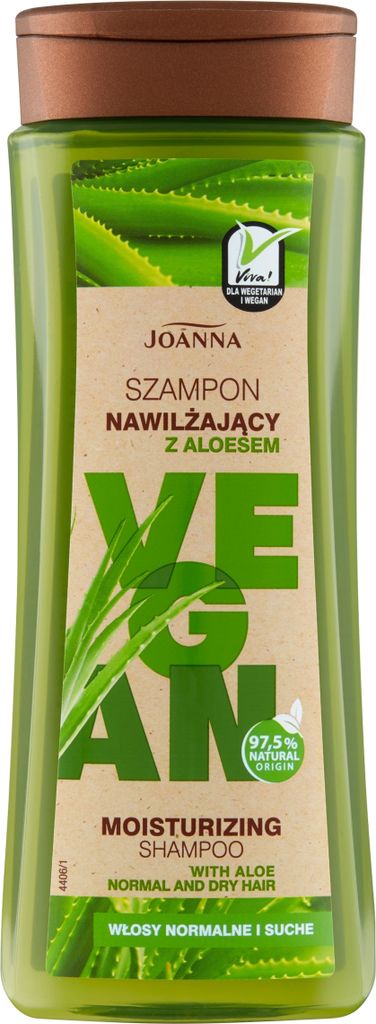 JOANNA Veganes feuchtigkeitsspendendes Shampoo mit Aloe Vera 300ml