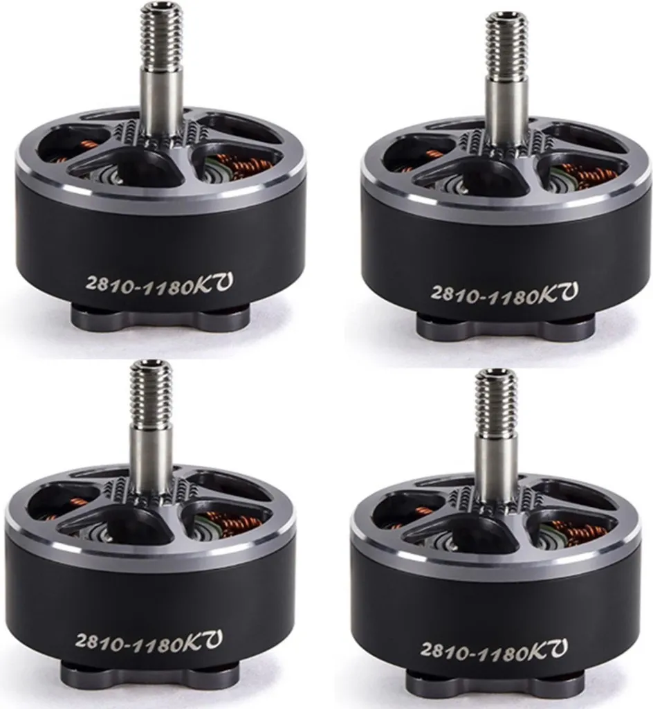 Moteur Brushless 2810 1180KV Drone FPV - Lot de 4 Pièces Haute Efficacité