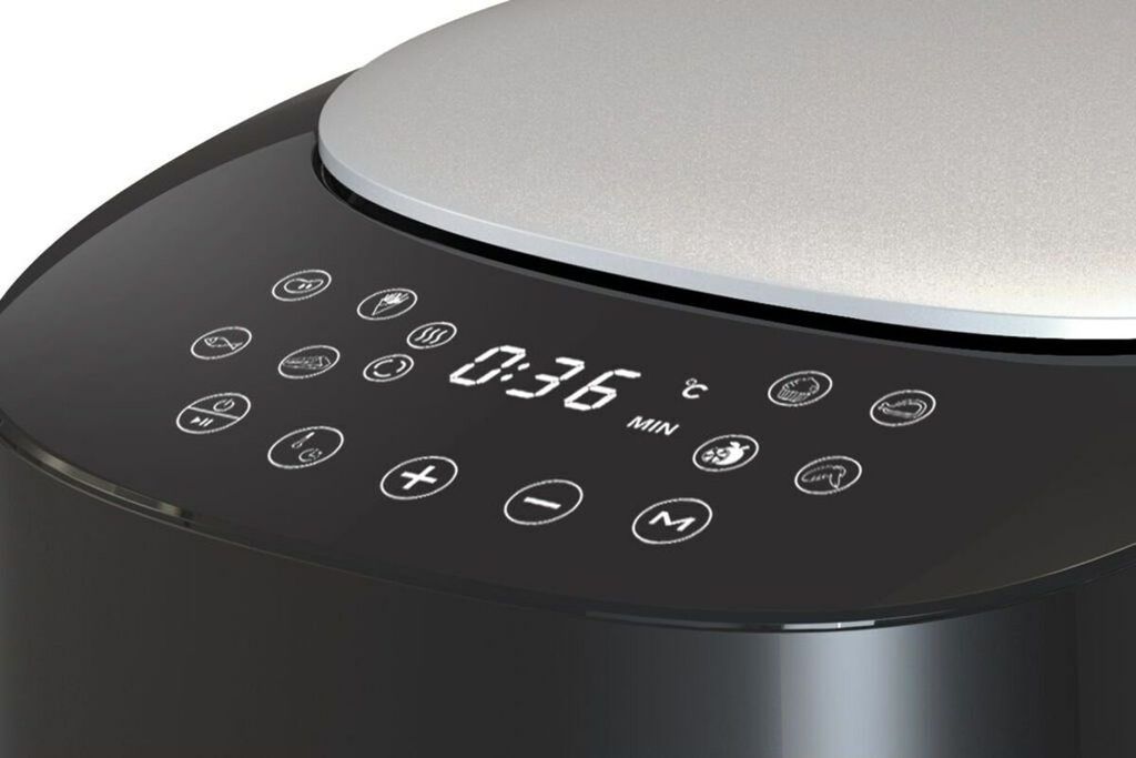 Blaupunkt Ölfreie Fritteuse AGDBLEC008 Schwarz Silber 1300 W 3,7 L