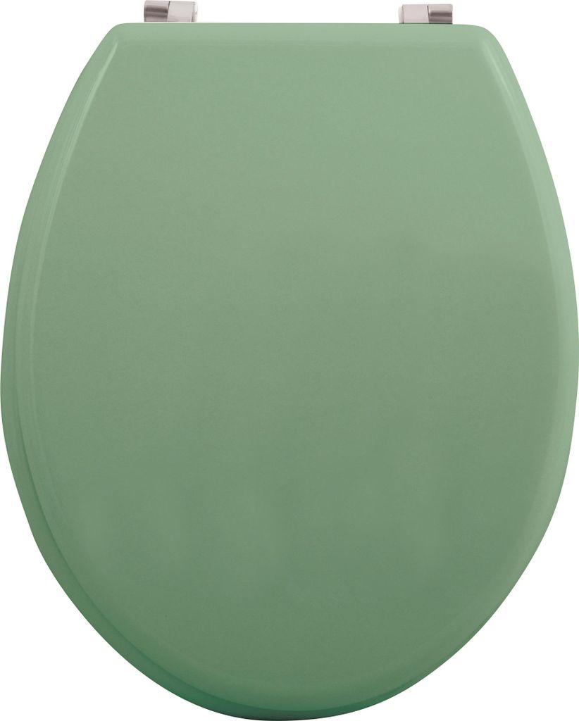 Abattant Wc Mdf Vert Basil Charnières Inox Abattant Wc Mdf Image du produit 