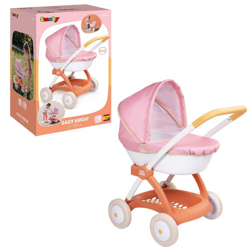 Smoby Baby Nurse Hĺbkový kočík pre bábiky Obrázok produktu 