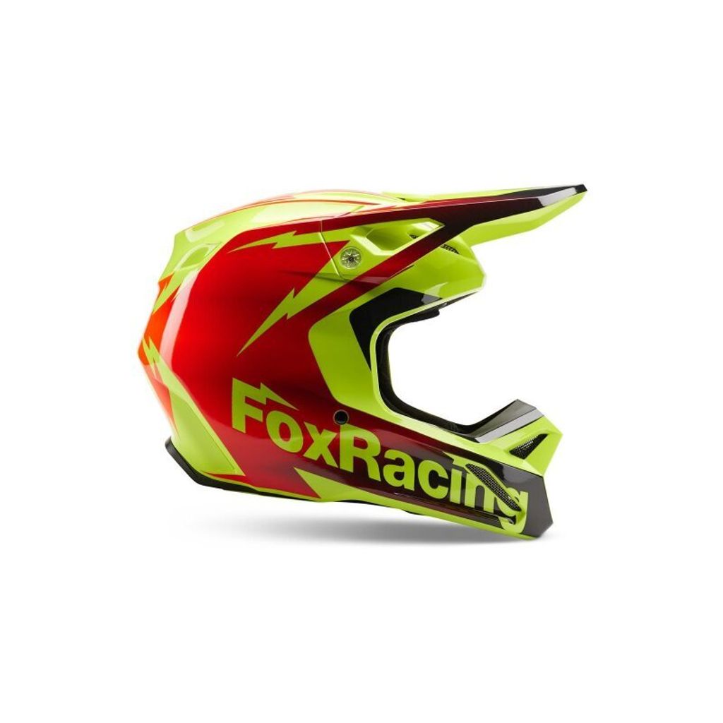 FOX V1 STATIK MX-Helm rot-gelb XL XL in gelb/rot