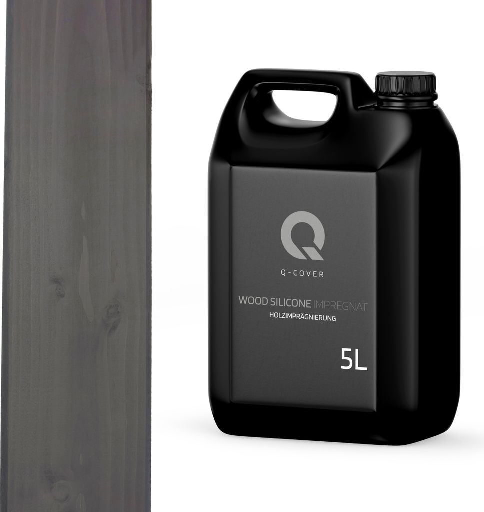 Holzimprägnierung | Anthrazit 5 L  | 2 In 1 | Holzschutz |  Produktbild 