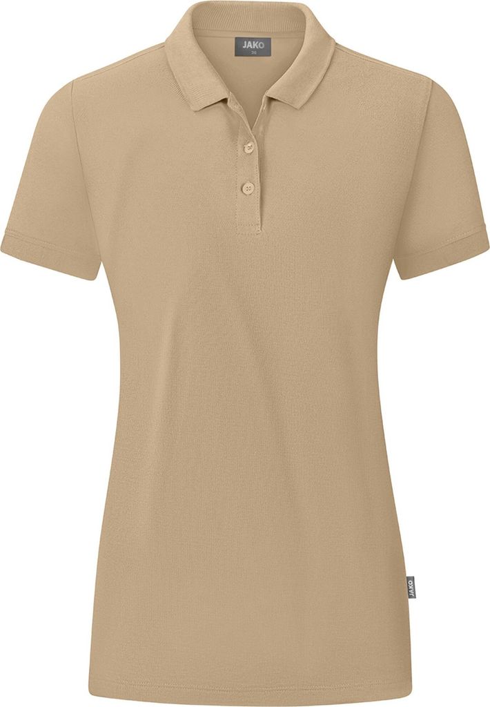 JAKO Damen Polo Organic, Farbe:sand, Größe:34