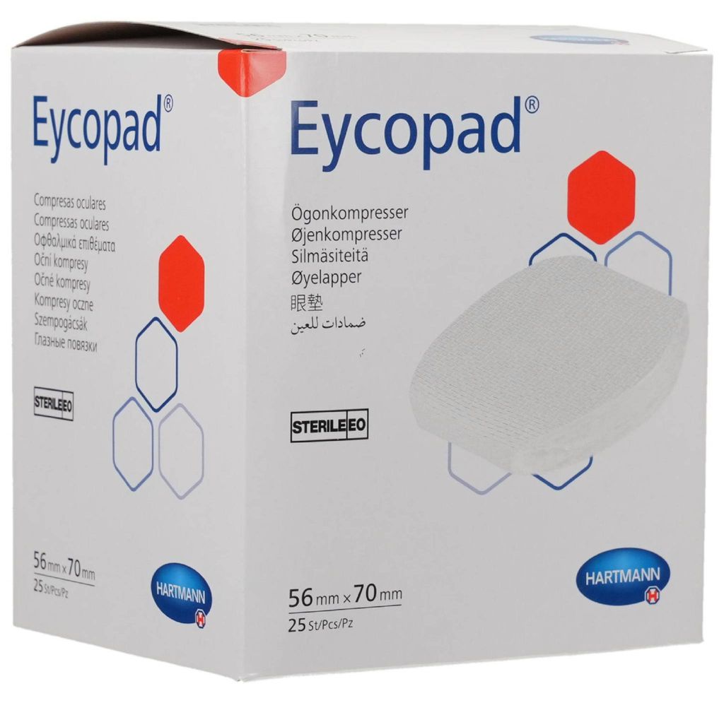 EYCOPAD Augenkompressen 56x70 mm steril
