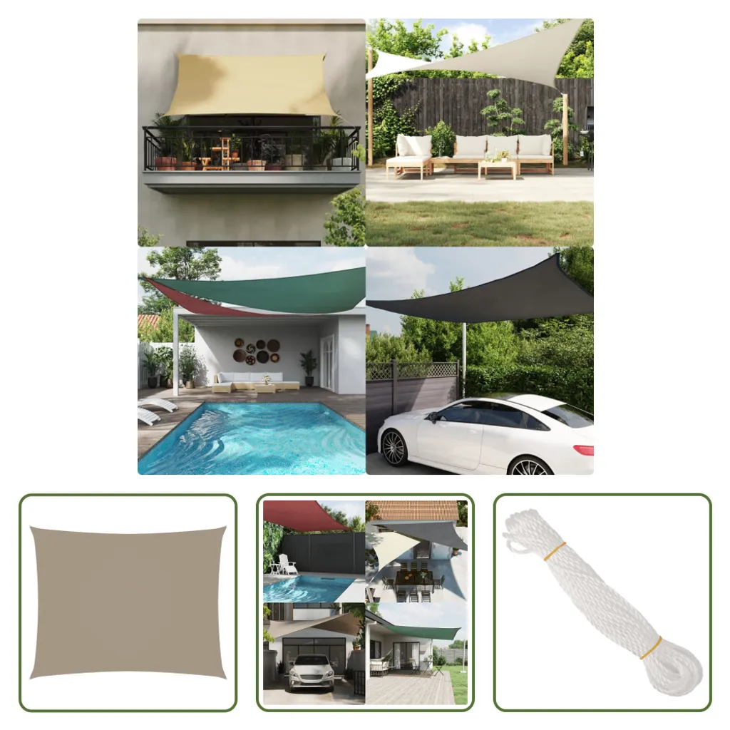 Tenda da Sole The Living Store Oxford 2,5x3,5m Taupe | Ombra Premium - 7