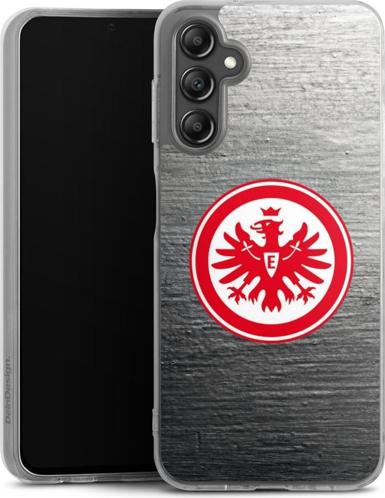 DeinDesign Handyhülle für Samsung Galaxy A14 5G Silikon Hülle Case Smartphone Schutzhülle Eintracht Frankfurt Logo SGE