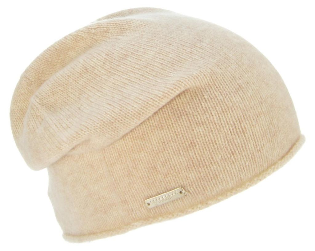 Seeberger Strickmütze-Beanie aus 100% Kaschmir mit Produktbild 